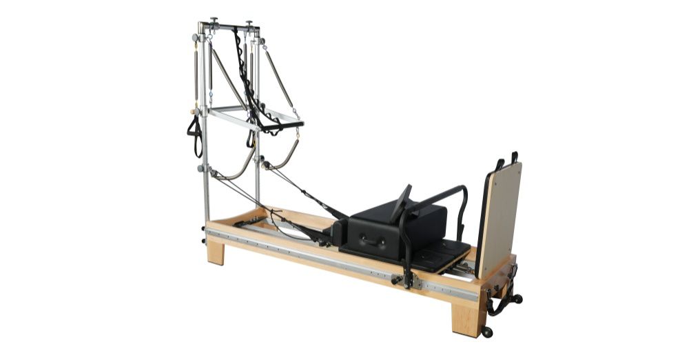 Maple Full Track Split Pilates Reformator med Tower