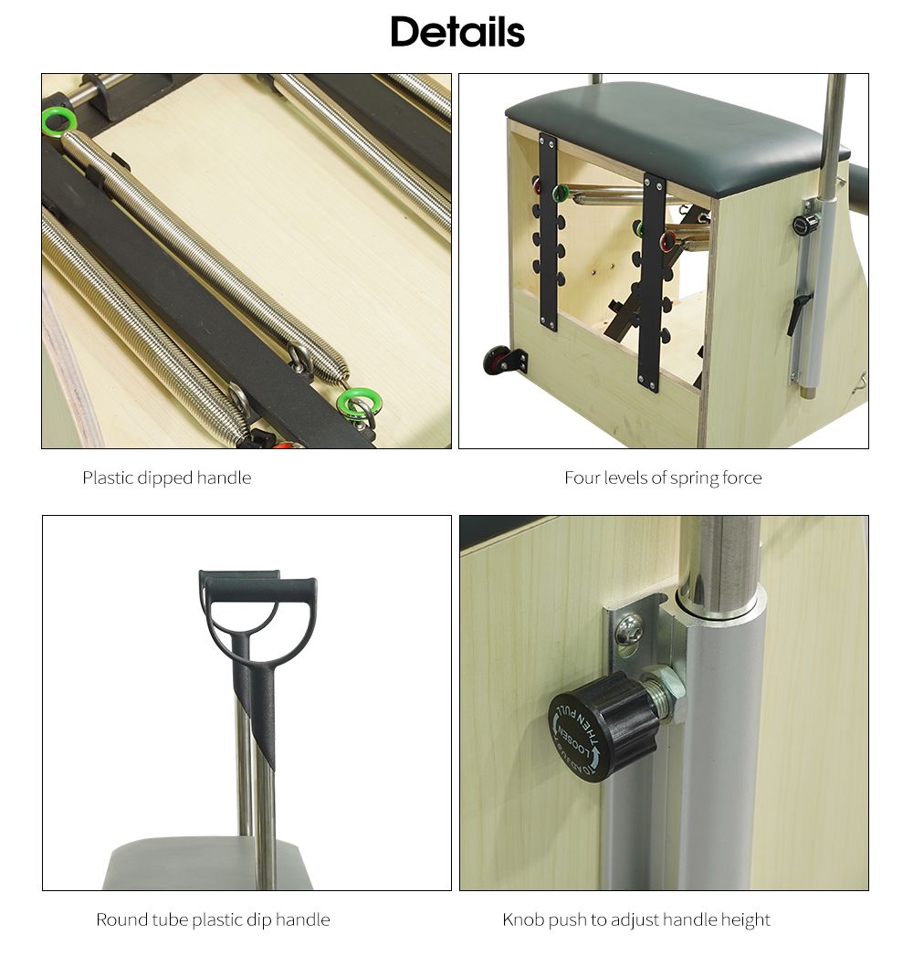 Bästsäljande lönnpilates wunda stol