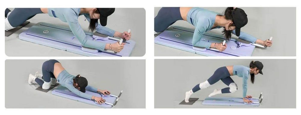 5-i-1 multifunktionell vikbar Pilates Abdominal Board