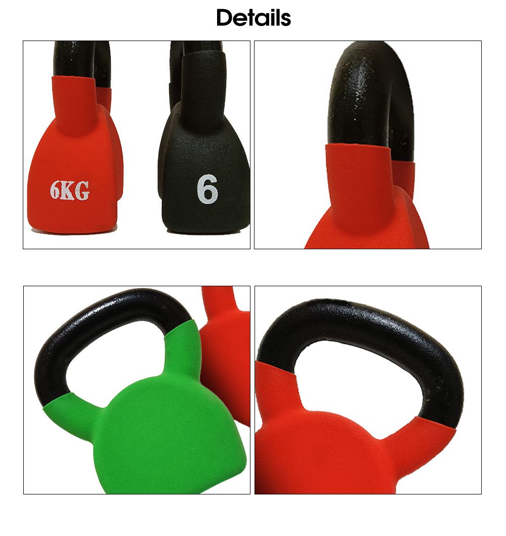 Konturerad enkel vinylbelagd kettlebell
