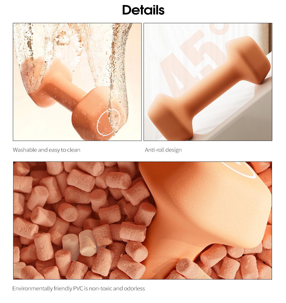 Trapesformad plastdoppad hantel Trapesformad plastdoppad hantel