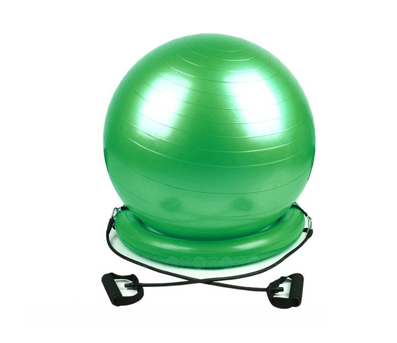 Gymboll med bas- och motståndsband