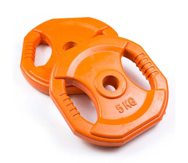 Hex skivstång viktplatta med 2 grepphål