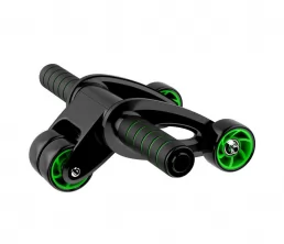 Vikbar ABS -plastövning Abdominal 4 -hjul AB -rull