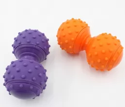 Jordnötsform silikonmassageboll