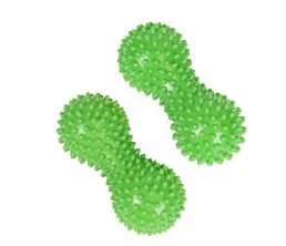Peanut Shape PVC dubbel massage boll två storlekar