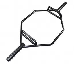 Svart olympisk hexagonal skivstång