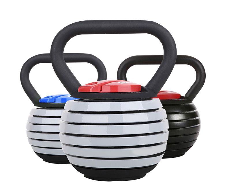 Justerbar kettlebell gjutjärn och latex