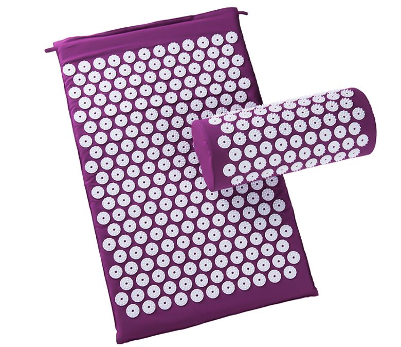 Akupressurmatta och kudde