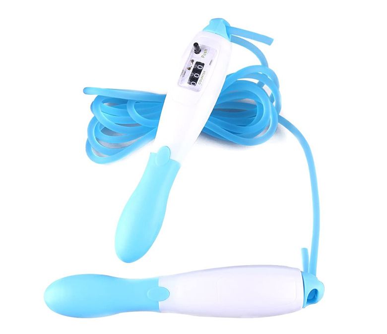 Mekanisk räkning Hoppande rep Fiskformat handtag räknar hopprep