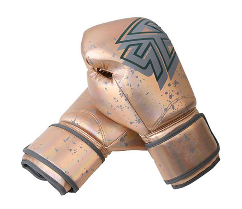 Faux läderspännehandskar