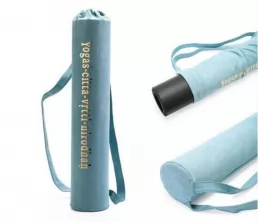 Suede Fashion Travel Yoga Mat Storage Bag