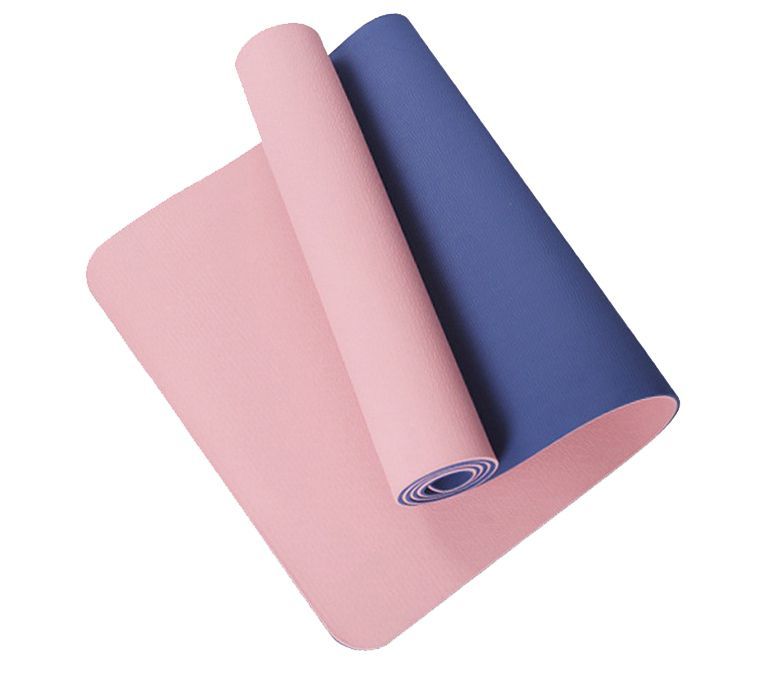 Dubbelskikt TPE Yoga Mat 6mm