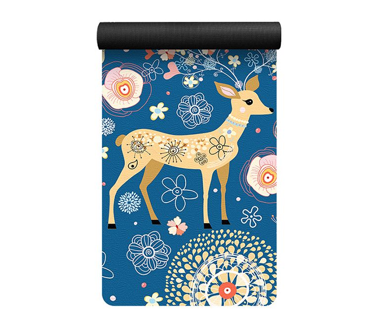 TPE Tryckt yogamatta