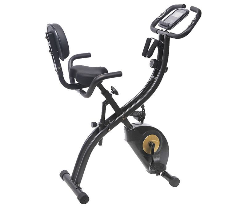 Fällbar träningscykel