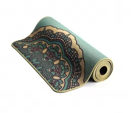 Non-slip jute+naturgummi eko yogamatta