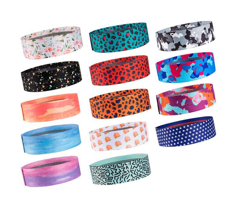 Färgstarka tygbytband