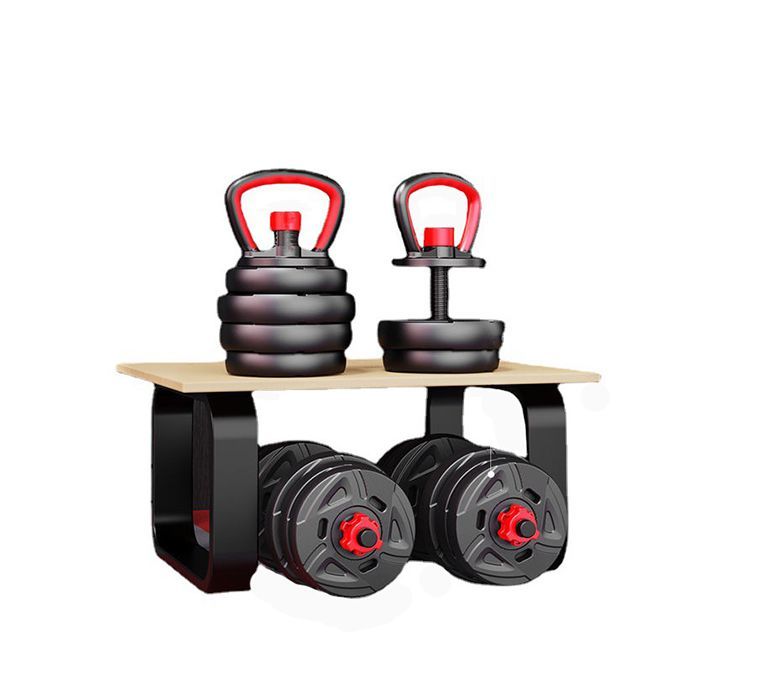 Eco-vänliga multifunktionella Ironsand+Cement Dantell Barbell Set med kettlebell barer