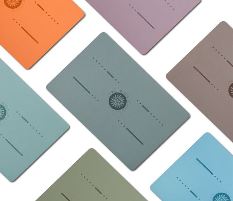 Pu bärbar yogamatta liten yogamatta