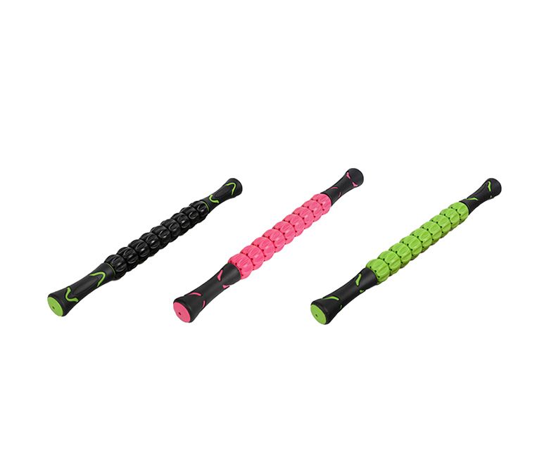 Massage stick med 9 muskelrullar