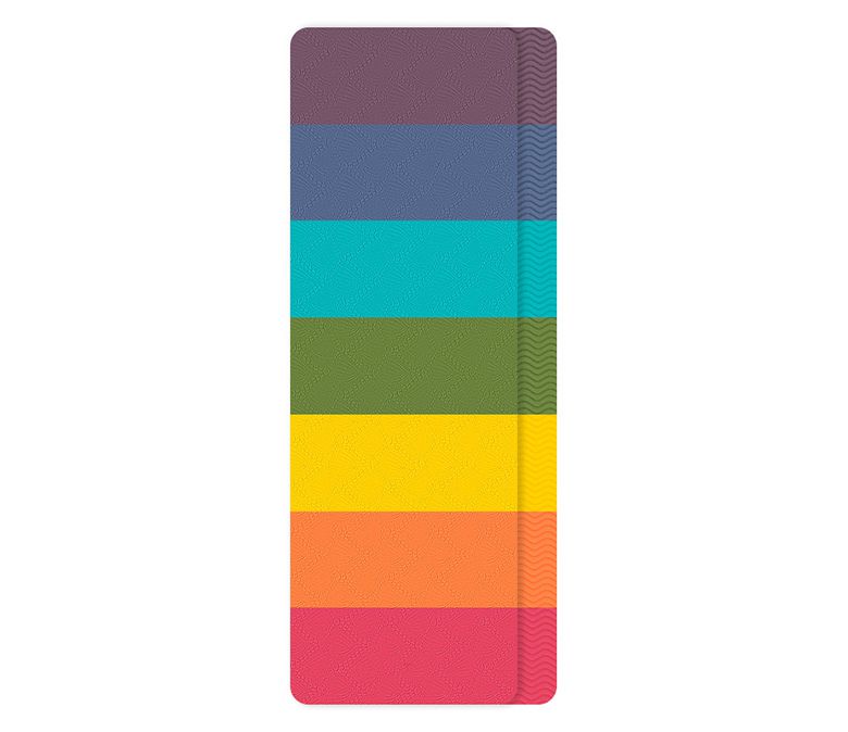 TPE Color Block Yoga Mat
