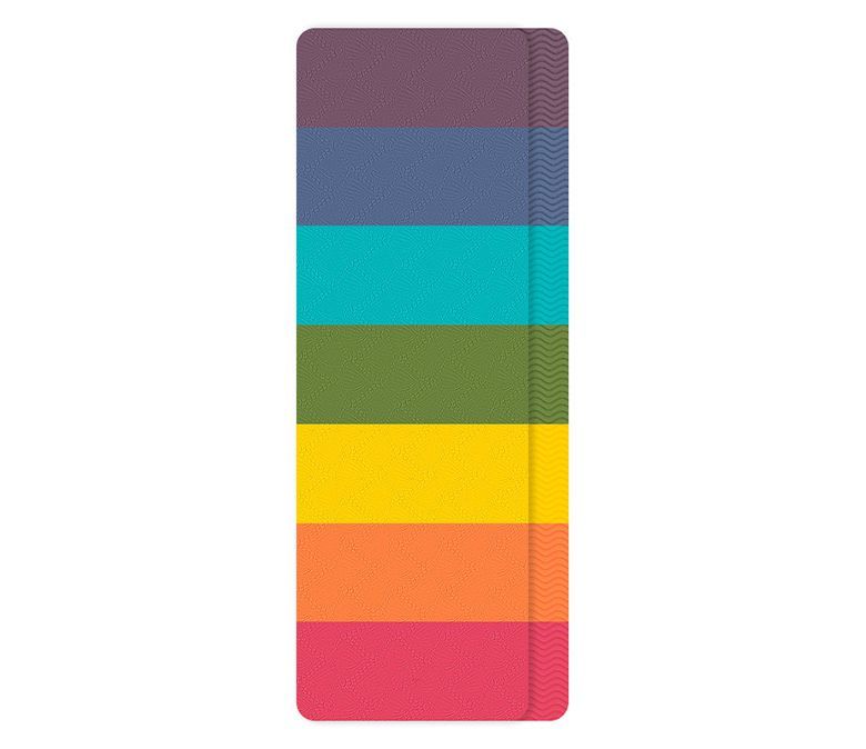 TPE Color Block Yoga Mat