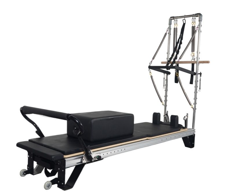 Full spår Aluminiumlegering Pilates Reformator med Tower