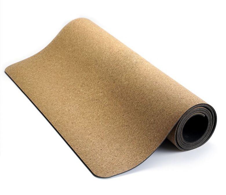 Primärfärg Cork Rubber Yoga Mat Anpassad grossist