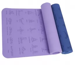 Anpassat mönster miljövänlig TPE Yoga Mat
