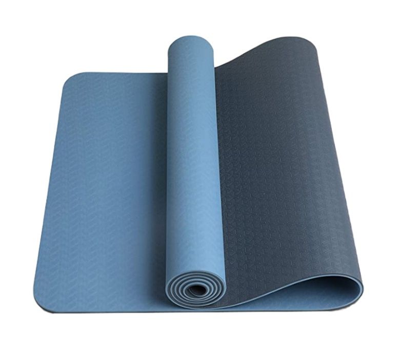 Dubbelskikt TPE Yoga Mat 6mm