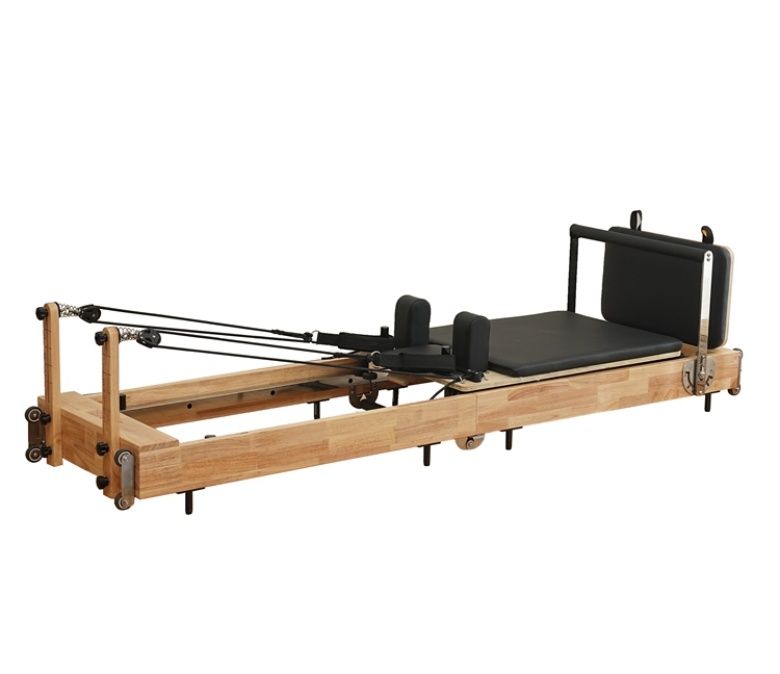 Fällbar träkroppsbalans Pilates Core Bed Reformator