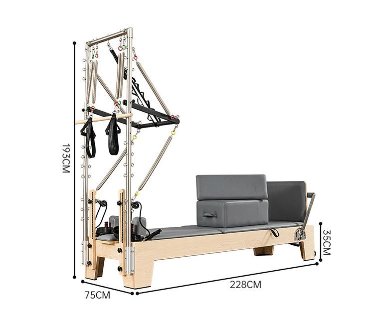 Studio Pilates Maple Reformator med Half Trapeze