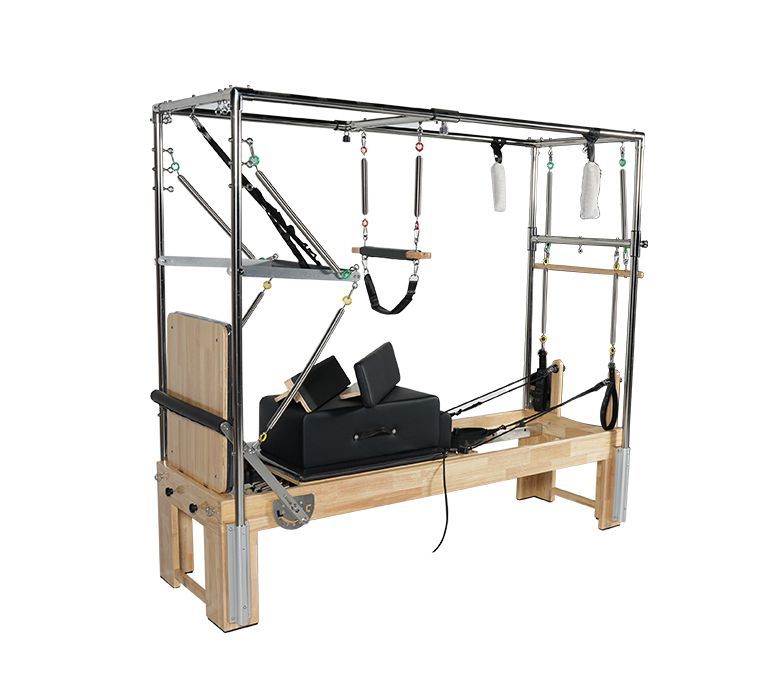 Wood Pilates Cadillac reformator reformator trapeze