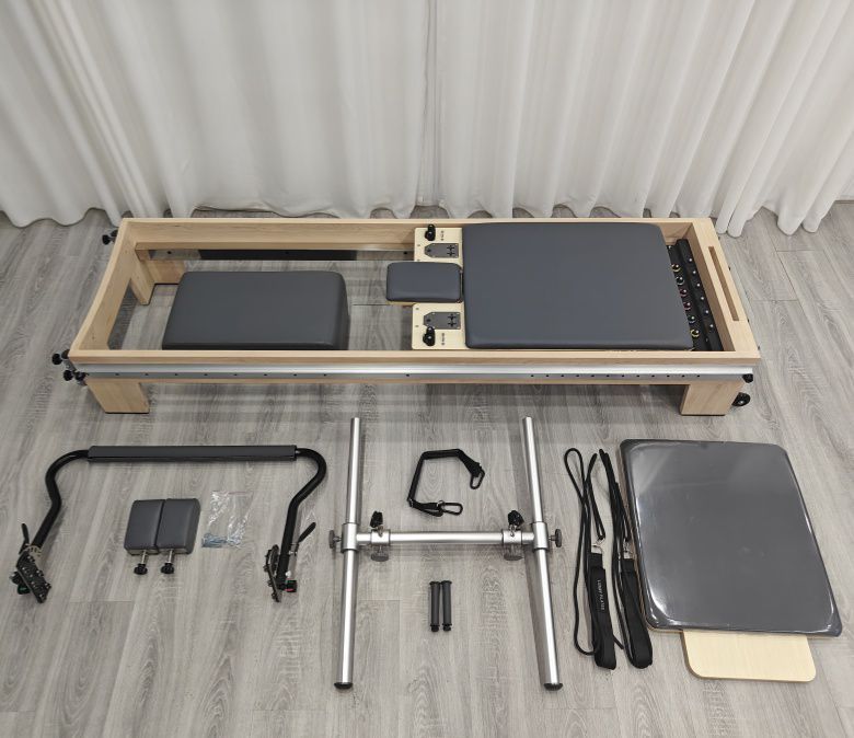 Full spår Wood Pilates Reformator Bed