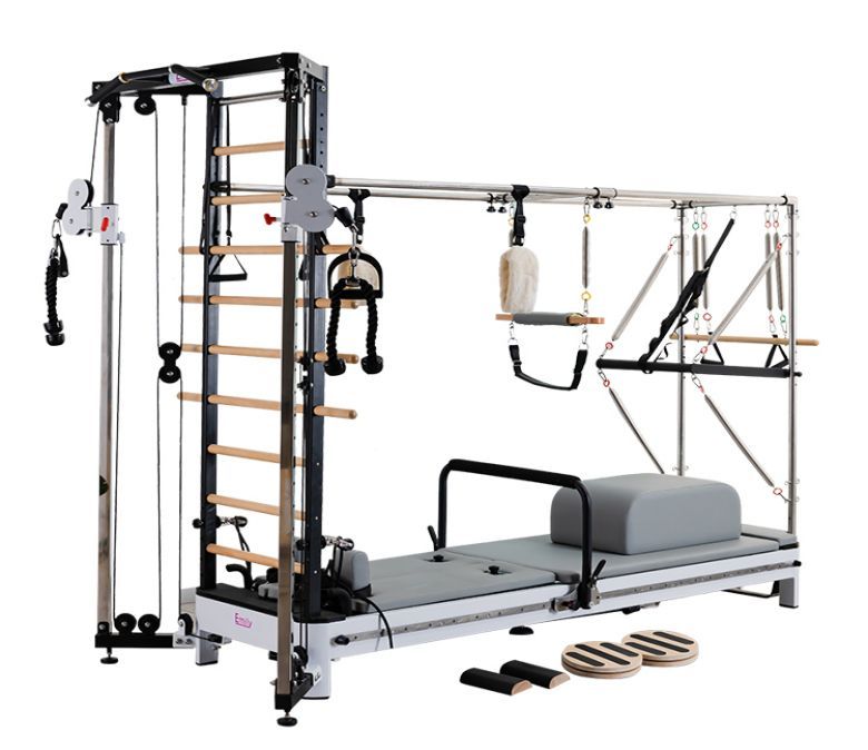 Multifunktionell 6-i-1 Pilates Cadillac Reformator Training Machine