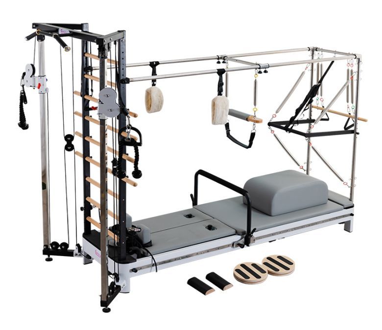 Multifunktionell 6-i-1 Pilates Cadillac Reformator Training Machine