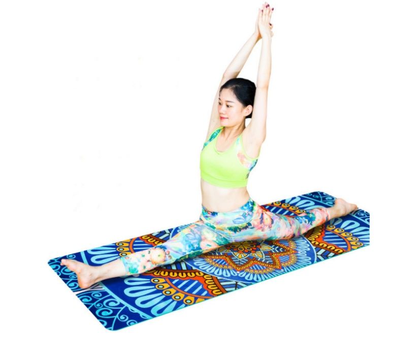 Högkvalitativ TPE -mocka tryckt yogamatta