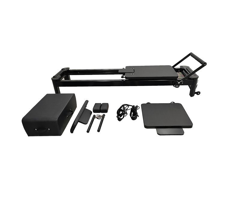 Enastående svart aluminium Pilates Reformator Machine 4.0