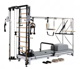 Multifunktionell 6-i-1 Pilates Cadillac Reformator Training Machine