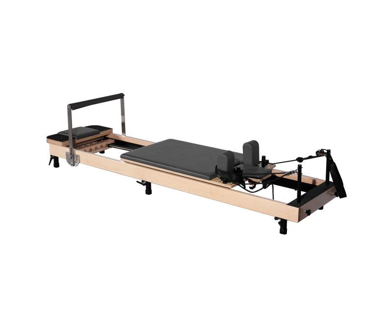 Justerbar höjd Maple Reformator Wood Pilates Machine
