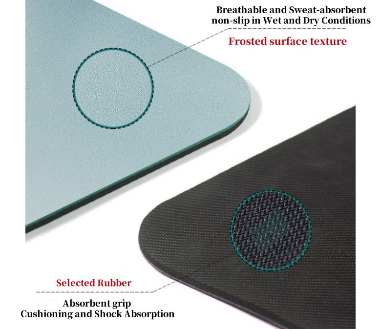 Frosted Pu Rubber Yoga Mat