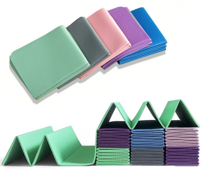 Partihandel vikbar tunn TPE -yogamatta för resor