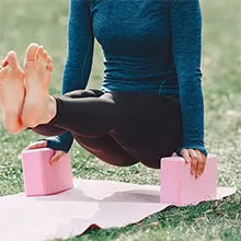 Anpassade yogblock