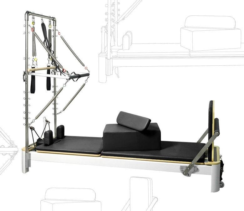 Aluminiumlegering halvhöjd pilates reformator