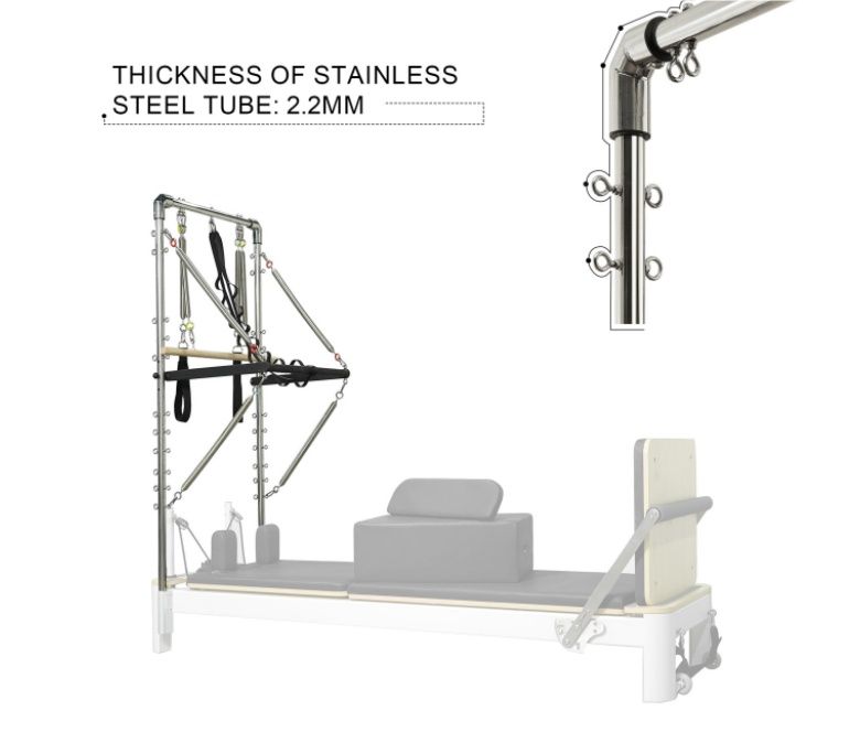 Aluminiumlegering halvhöjd pilates reformator