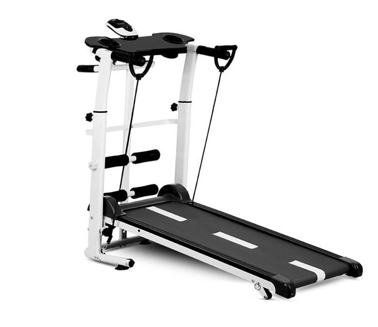 Hushållens vikbara körmaskin multifunktionell fitness löpband