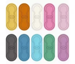 Anpassningsbara ovala PU -gummiyogmatta