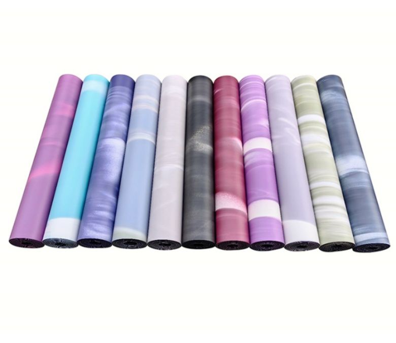 Anpassningsbara ovala PU -gummiyogmatta