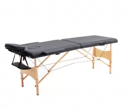 Bärbart trämassagebord