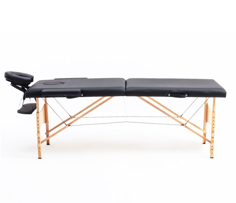 Bärbart trämassagebord